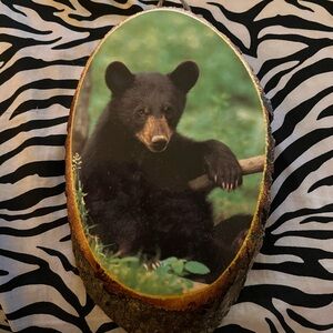 Clark's Trading Post Black Bear wood picture frame